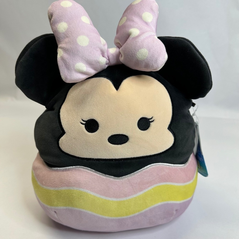 Disney Minnie‎ Mouse Easter Egg Squishmallow 8 Inch Plush Kellytoy 2022 NWT